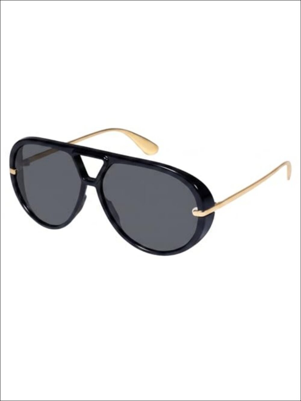 Oversized Aviator Sunglasses Retro Style UV400 Metal Arms
